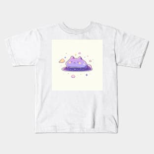 Cosmic Cat Fantasia Kids T-Shirt